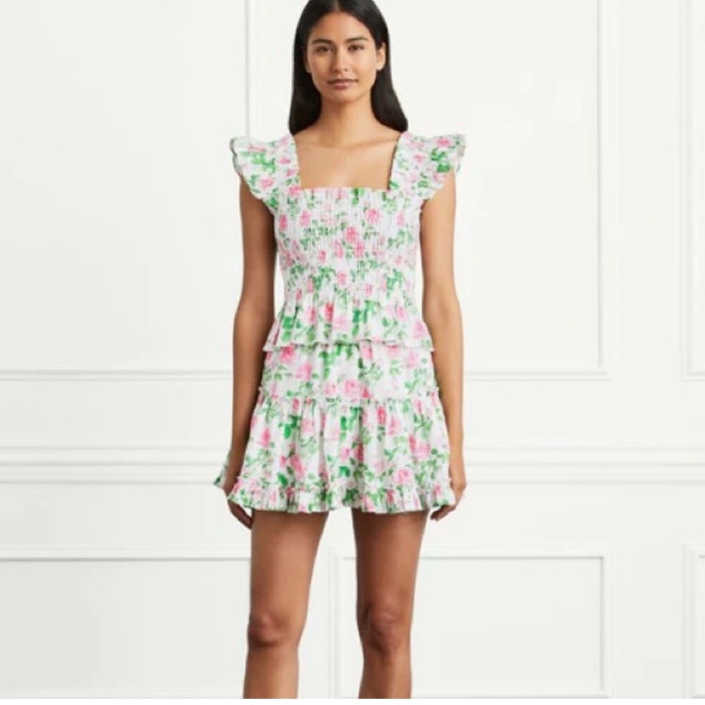 Hill House Paz Skirt Roses Floral